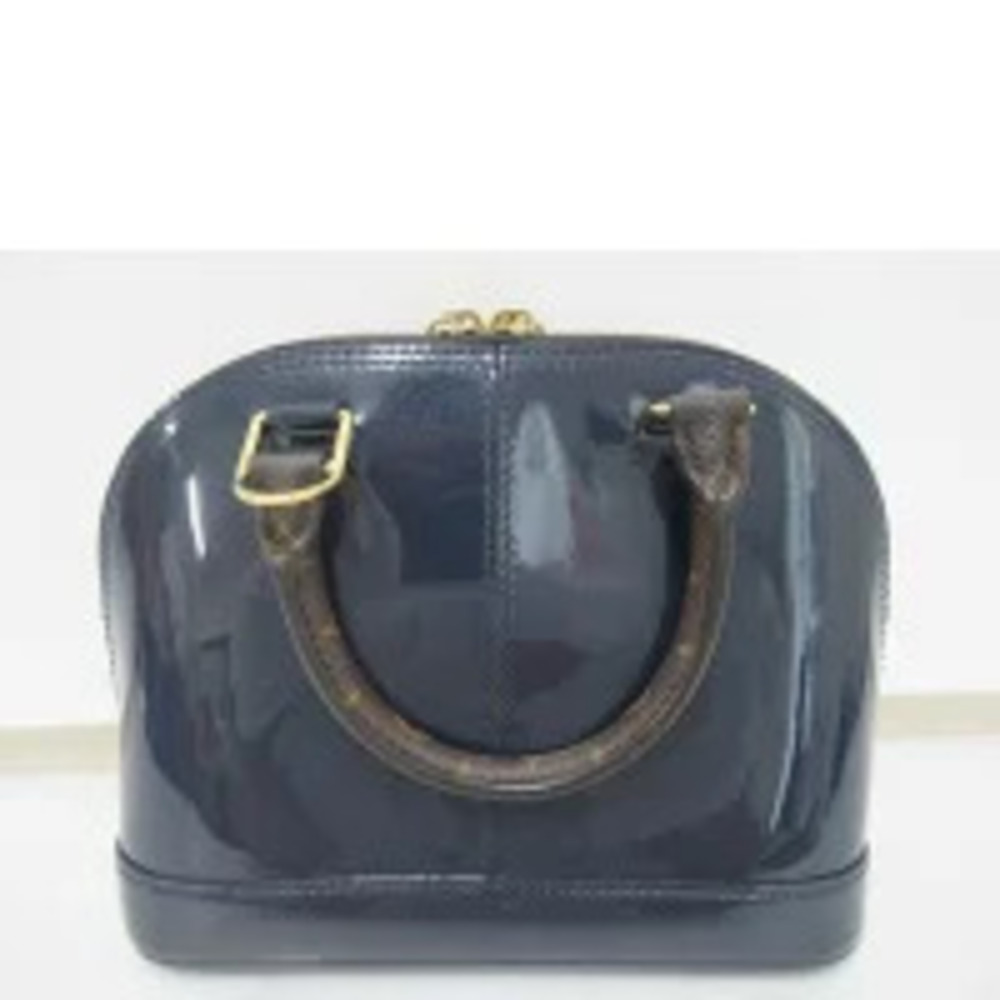 LOUIS VUITTON Alma Monogram Vernis Marine Blue AB - Picture 3 of 6